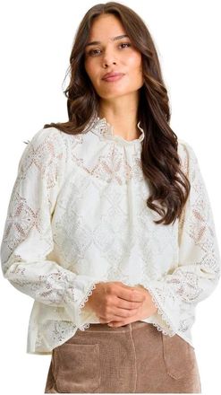In Front Ariella Blouse - - Blouses & Shirts - Donna - Bianco - M