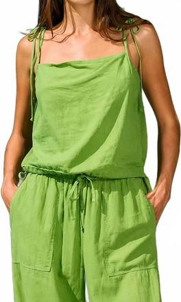 Sundry Strappy Top In Lime
