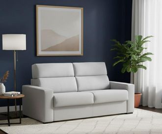 Dmora Dmora - Sof&aacute; Fijo 3 Plazas Ozegna, Sof&aacute; Lineal Para Sal&oacute;n, Acolchado, Desenfundable, Calidad 100% Made In Italy, 220x95 H100 Cm, Gris