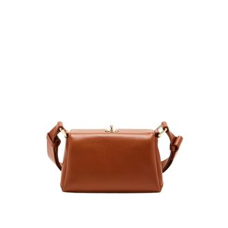 Plan C Plan C, Tassen, Dames, Bruin, ONE Size, Katoen, Tracolla Mini