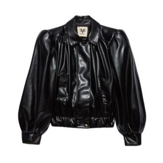 Aniye By Bomber Jackets, female, Black, Size: XS Crop Bomber Jacket