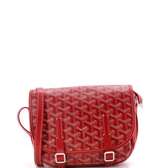 Goyard Belvedere Messenger Bag Coated Canvas with Leather PM