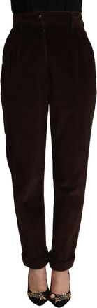 Dolce & Gabbana Corduroy Broek Bruin