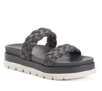 J/Slides Womens Reese Sandals In Grey