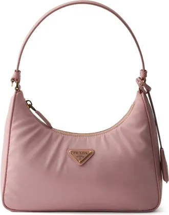 Prada Mini Re-Edition 2005 Logo-detail Tote Bag