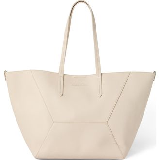 Brunello Cucinelli Calfskin BC Duo bag in Ivory at Nordstrom