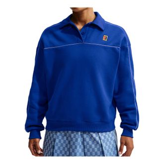 Nike (WMNS) Nike Court Collection Fleece T-Shirt Old Royal IU3253-417
