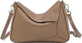 Generic Compatible For Womens geometric pattern solid color shoulder bag, can be carried crossbody(Elephant Gray)