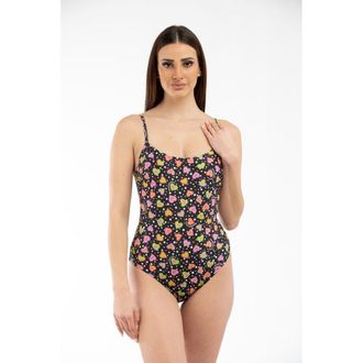 Moschino Black Polyester One-Piece Womens Swimsuit
