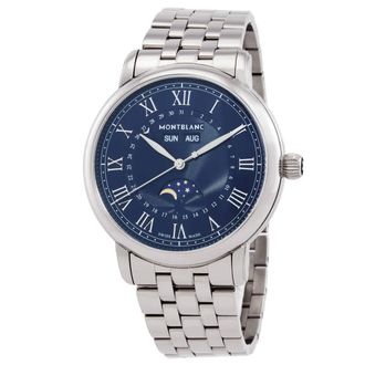 Montblanc Star Legacy Automatic Blue Dial Mens Watch MB130968