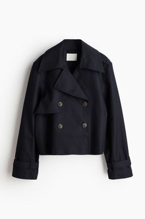 H&M Trenchjacke - Marineblau