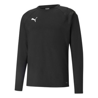 Puma Heren TeamLIGA Langsleeve T-Shirt (Zwart/Wit)