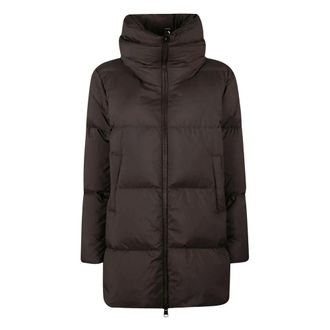 Herno Piumino con scollo a imbuto - - Coats - Donna - Marrone - XL