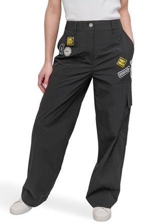 Rick Owens Black Wide Leg Pants In Tech Fabric Woman from