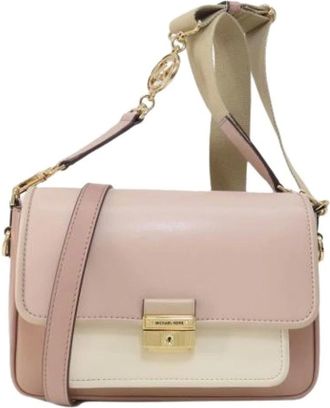 Michael Kors Pre-owned Cross Body Bags, female, Pink, Size: ONE SIZE Pre-owned Leather Shoulder Bag