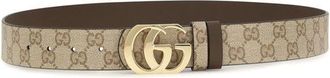 Gucci Mens Beige Cotton Regular Belt