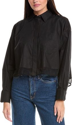 Rag & Bone Beatrice Cropped Combo Shirt