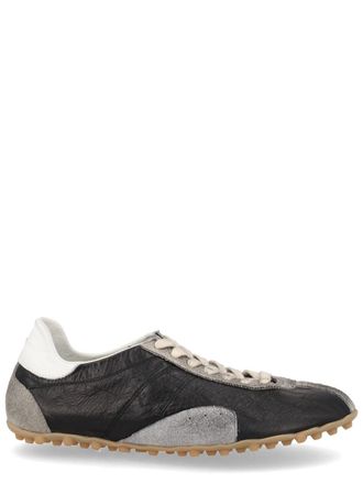 Maison Margiela Black Sprinters Grey Suede Sneakers