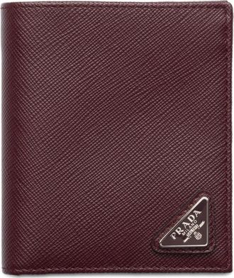 Prada Portemonnee van saffiano leer - Rood