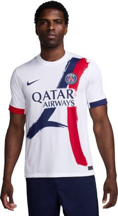 Nike Dri-FIT Paris Saint-Germain 2024/25 Stadium Away Jersey White Navy Red FN8781-101