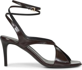 Khaite Sandalen - Dames - Sandalen met hakken - Bruin - 41 EU - Leer - Schoenen