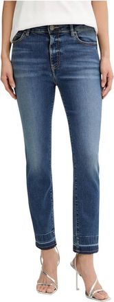 Pinko Pinko - Sabrina Skinny Jeans - Dames - Jeans - Blauw - Maat: W27 Katoen