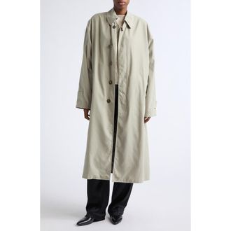 Maison Margiela Peached Twill Trench Coat in Sand at Nordstrom, Size 42