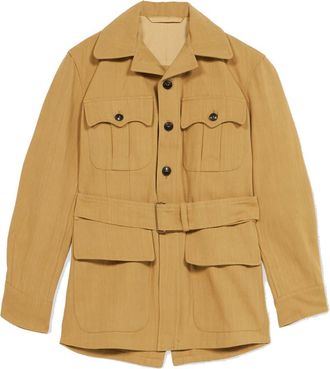 Fortela Clint Sahariana Cotton Jacket in Taupe at Nordstrom, Size 54 Eu