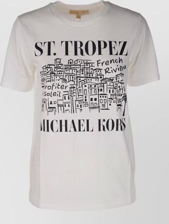 Michael Kors short sleeve crew neck graphic t-shirt