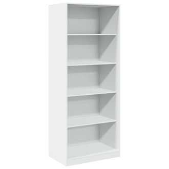 Berkfield Home Wardrobe White 80x50x200 cm Engineered Wood | Size: 80 x 50 x 200 cm