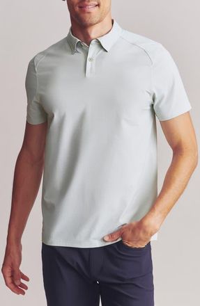 Rhone Commuter Polo in Seagrass Green Honeycomb at Nordstrom, Size Medium