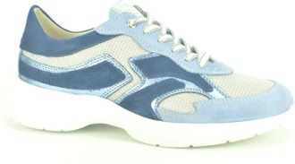 DL Sport Blauw Lycra Sneaker - Dames - Sneakers - Blauw - 41 EU - Schoenen