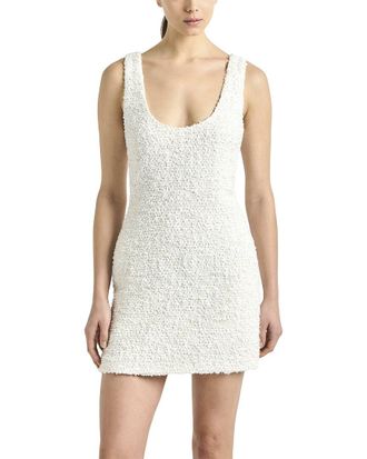 Derek Lam Ailani Paillette Boucle Scoop Back Tank Dress