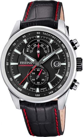 Festina F20695-6 Mens Timeless Chronograph Watch - Silver - One Size