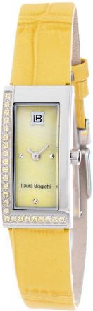 Laura Biagiotti Leather Dress Womens Watch