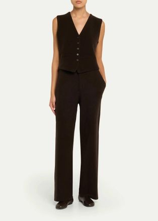 Guest In Residence Cashmere Blend Pants In Black