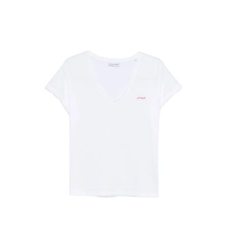 Maison Labiche V-neck Lettering T-shirt