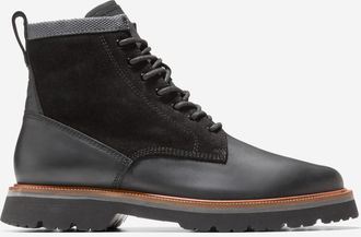 Cole Haan Mens American Classics Waterproof Plain Toe Boot - Black Size 10.5