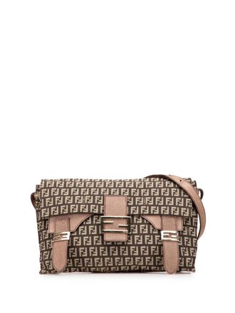 Fendi 2000-2010 Zucchino Canvas Sweety crossbody bag - Brown