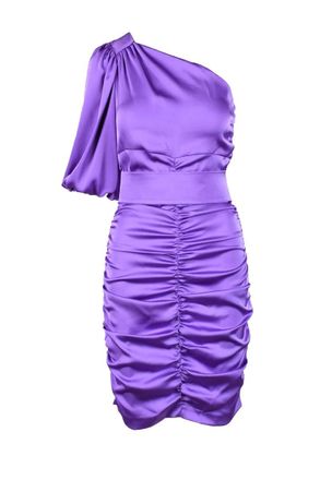 Access Fashion Polyester Dress - Purple