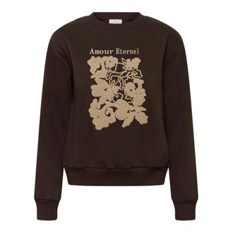 Kaffe KAroseanne Sweat - Sweatshirts & Hoodies - Mujer - Marr&oacute;n - XL