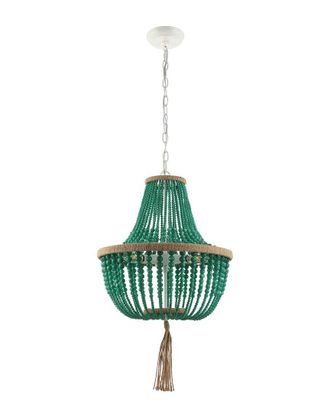 Safavieh Lush Kristi 3-Light 16.5In Beaded Pendant