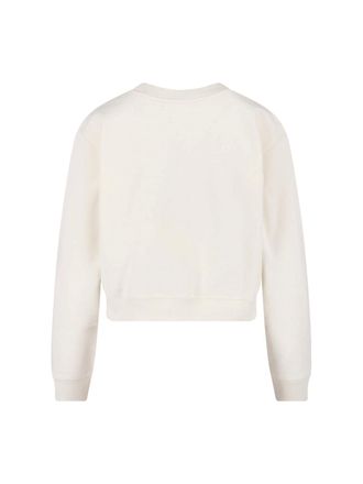 Maison Kitsun&eacute; Womens Sweaters White Cotton