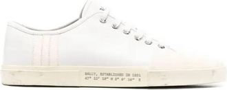 Bally Vrey Leather Low-Top Sneakers