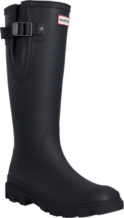 Hunter Unisex Downpour Rubber Navy Wellington Boots - Size UK 11