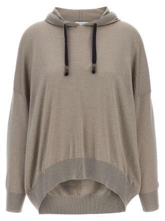 Brunello Cucinelli Womens Sparkling Hoodie