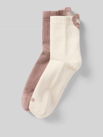 Puma Socken mit Logo im 2er-Pack in Beige, Gr&ouml;&szlig;e 35-38