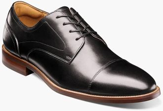 Florsheim Mens Rucci Cap Toe Oxford Shoes In Black