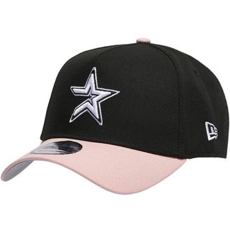 New Era Womens Houston Astros Astros 9Forty A-Frame Cap - Adult Black/Pink