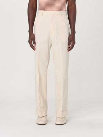 Valentino Mens Casual Cotton Pants - Ivory - Size EU 50 (Mens)